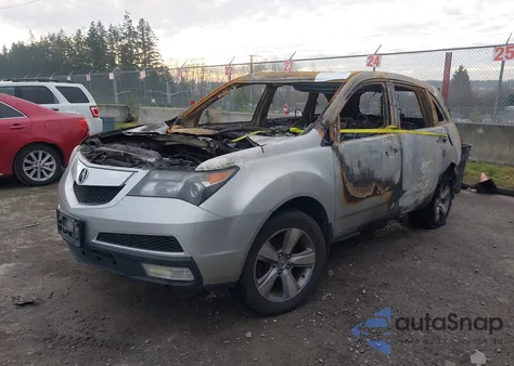 2011 Acura Mdx z USA, uszkodzony, nr VIN 2HNYD2H26BH522858